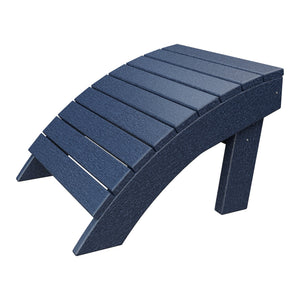 Amish Coastal Poly Ottoman in Patriot Blue