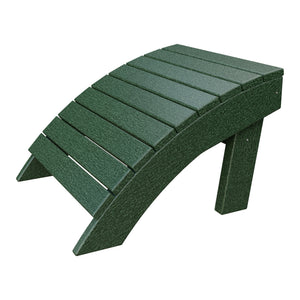 Amish Coastal Poly Ottoman in Turf Green