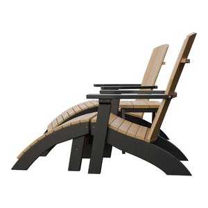 Amish Coastal 3-Piece Patio Set: 2 Chairs & Coffee Table