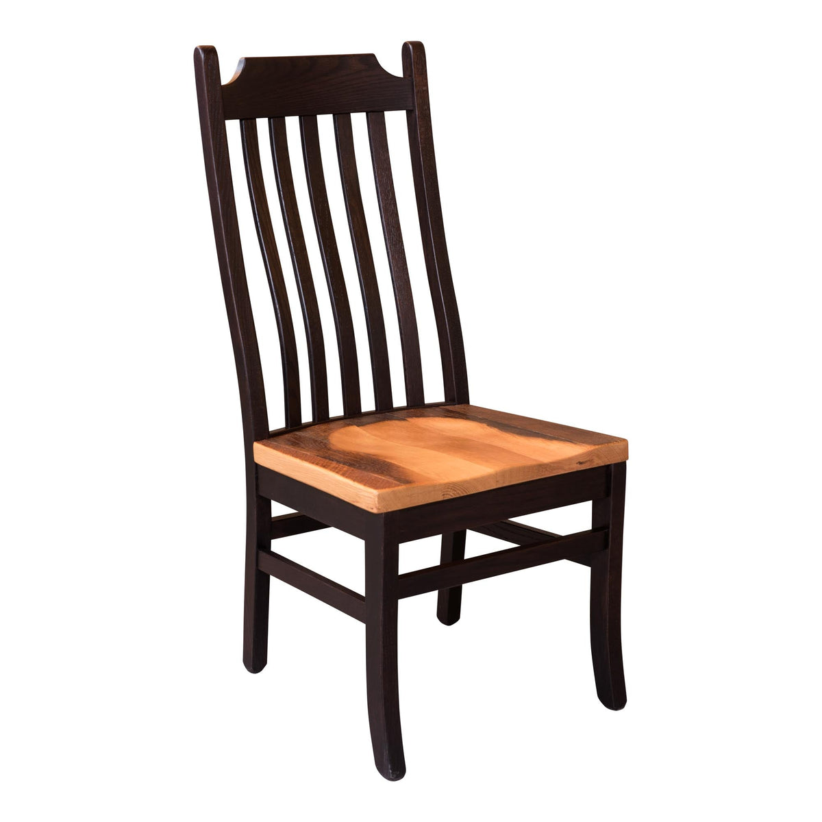 Amish Darlington Rustic Barnwood Side Chair