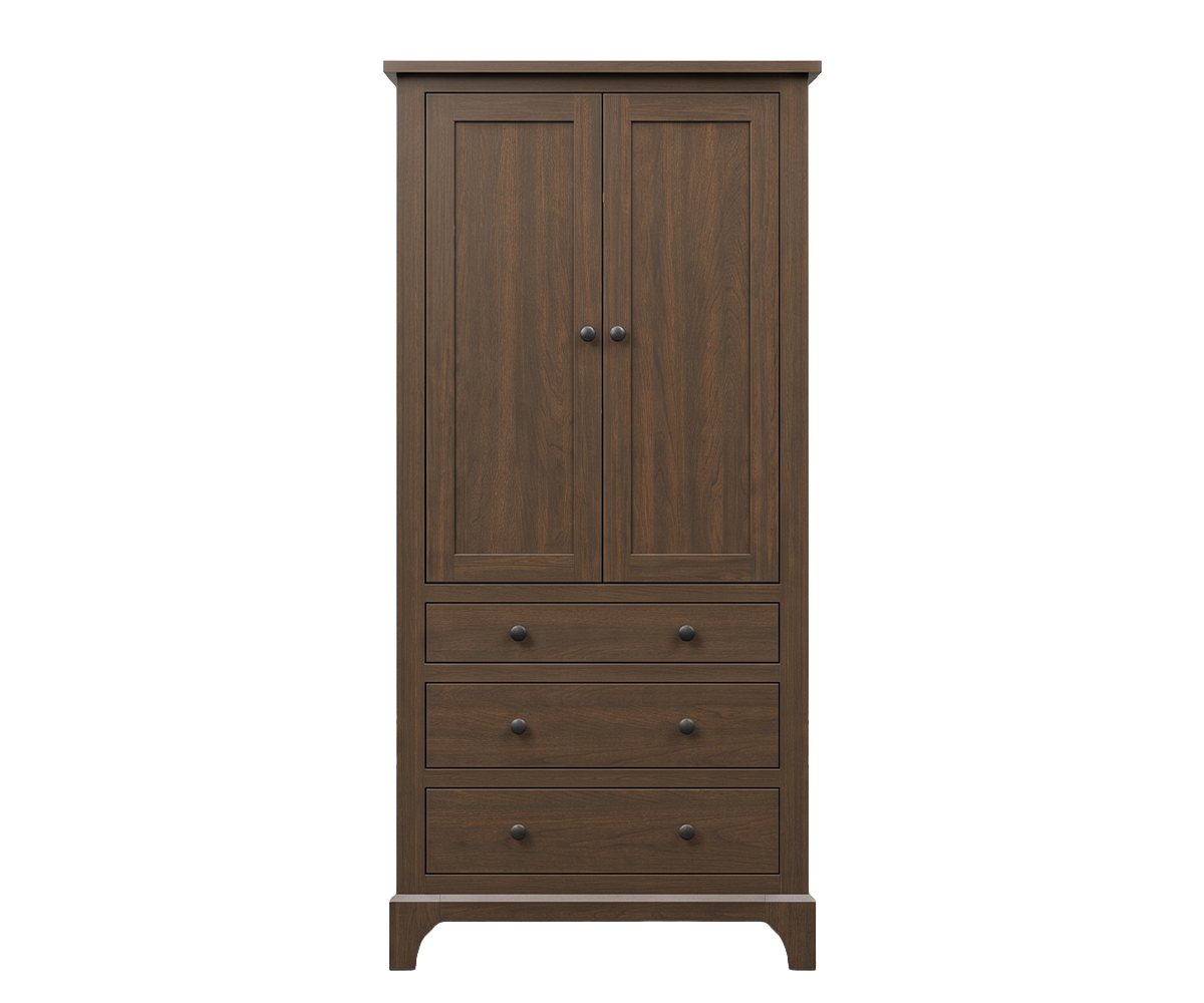 Amish Ridley Park 5-Drawer Solid Wood Lingerie Chest