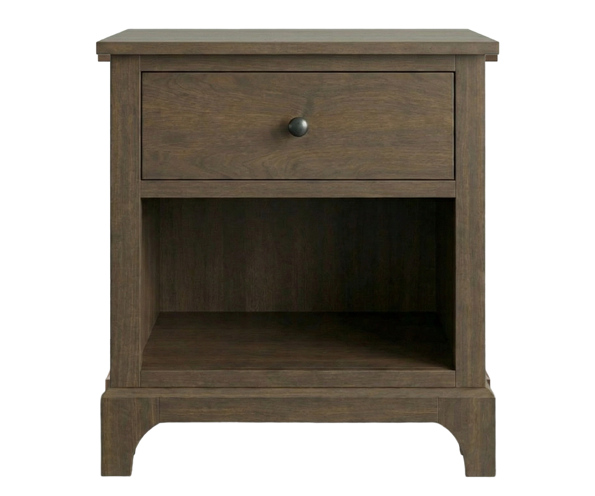 Amish Ridley Park Solid Wood Open Nightstand