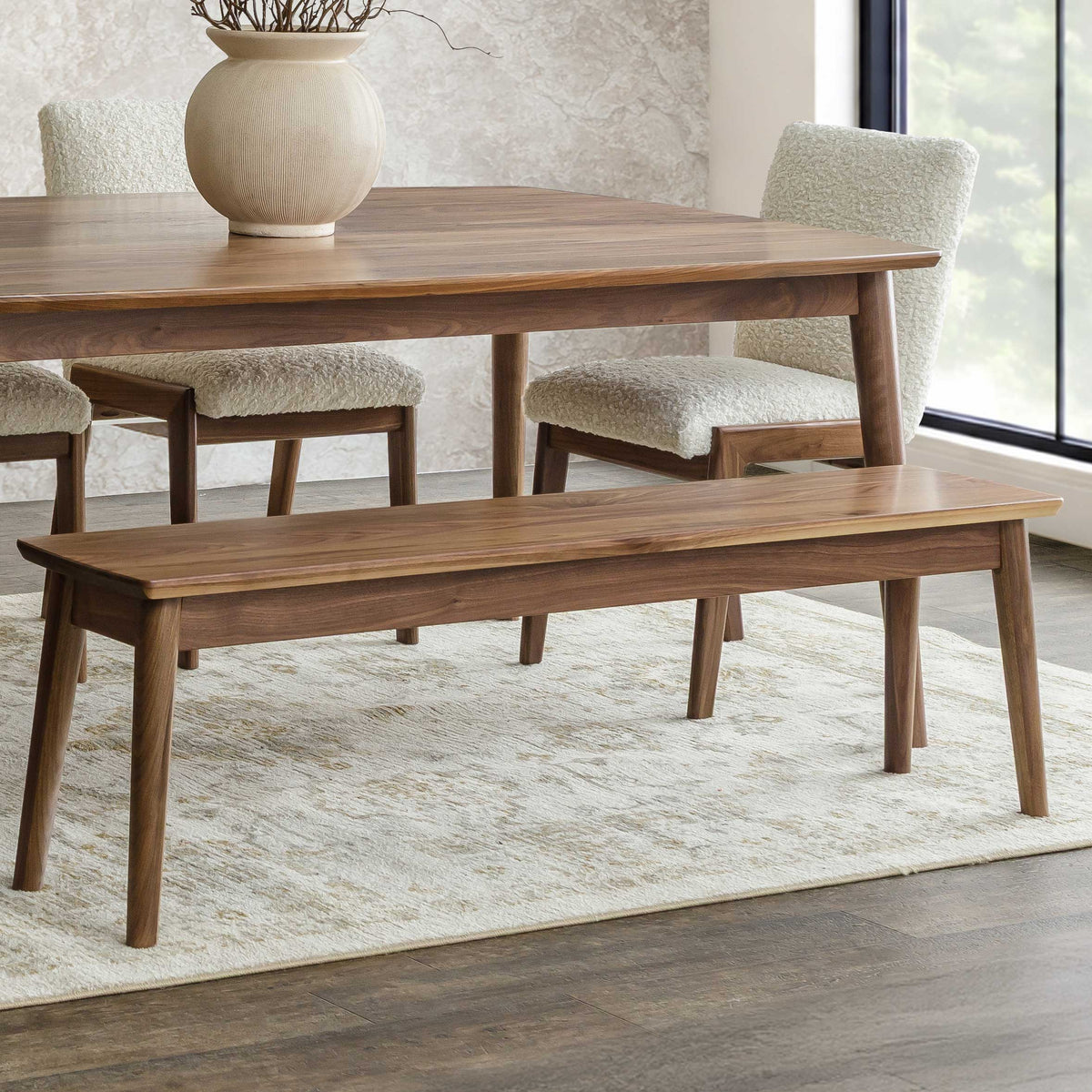 Amish Austin Solid Wood Dining Bench