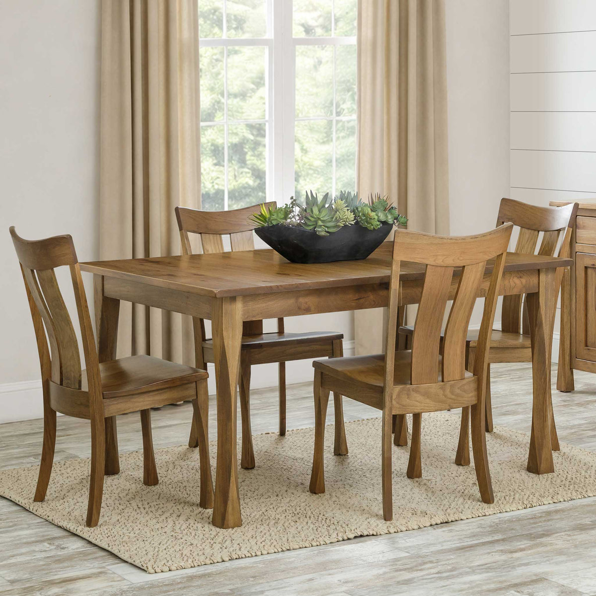 Amish Manning Solid Wood Dining Table
