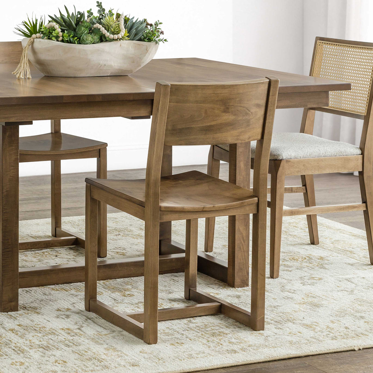 Amish Stanton Solid Wood Dining Chair