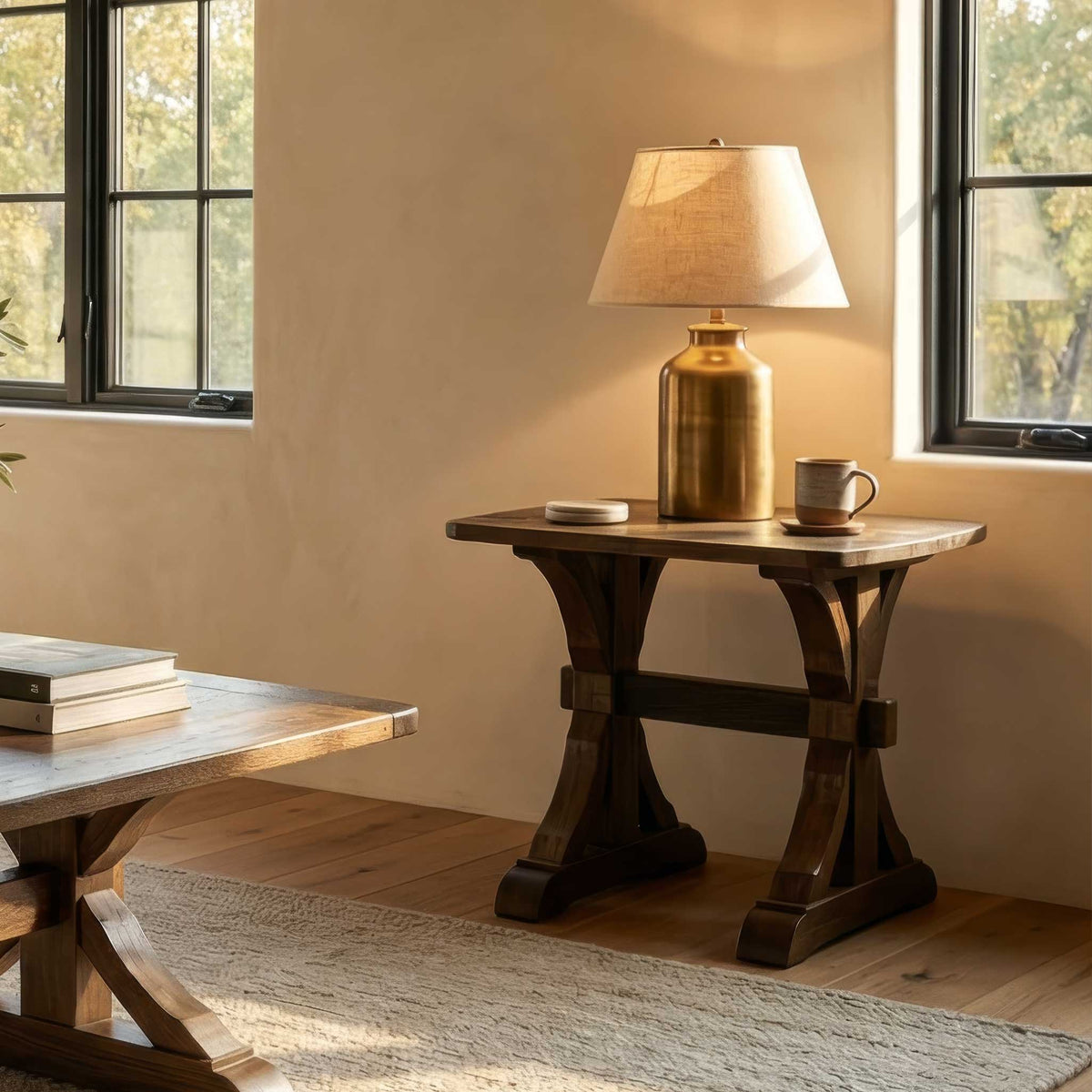 Amish Durango Rustic Barnwood End Table