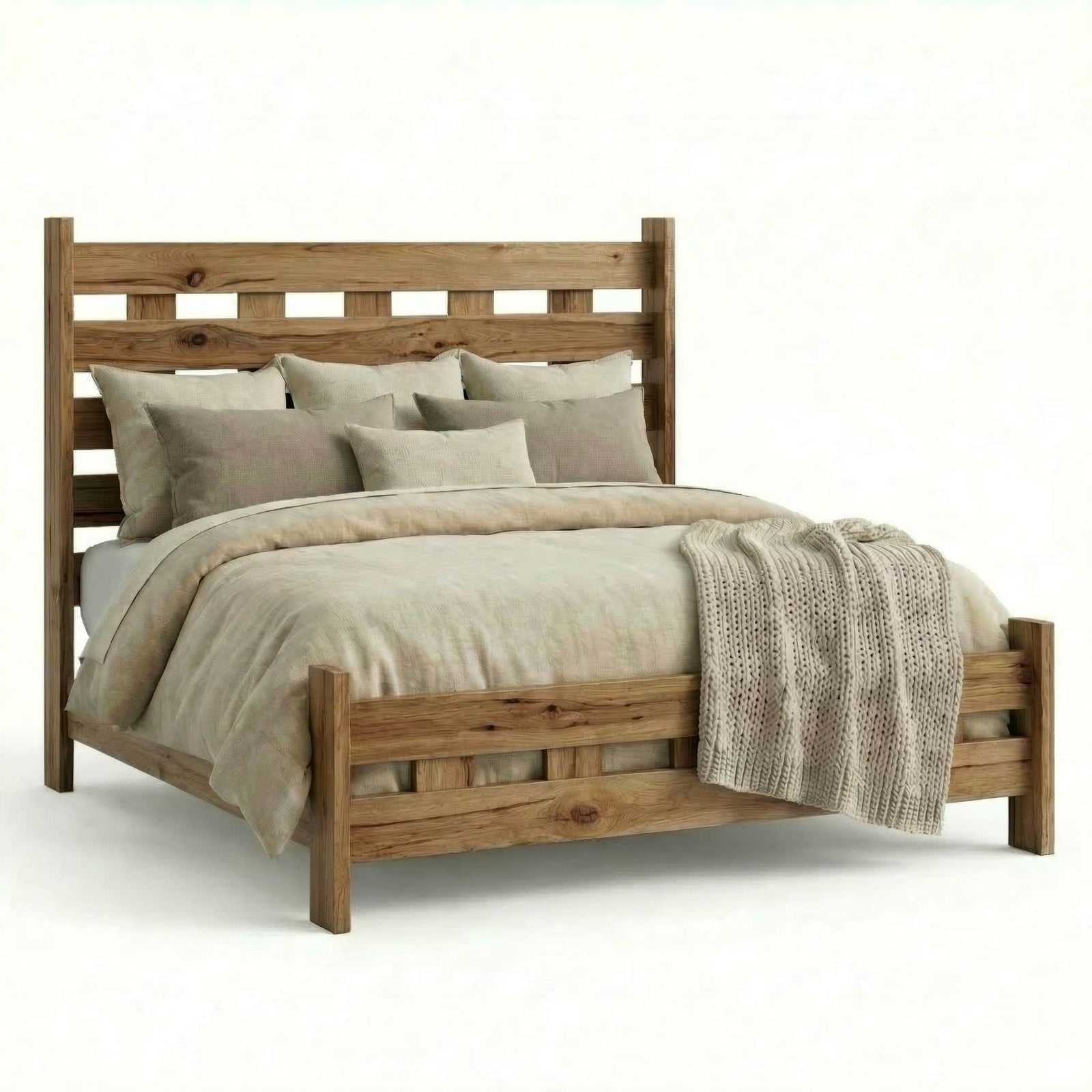 Amish Durango Rustic Barnwood Bed