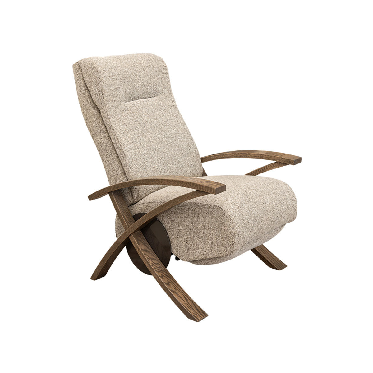 Amish Craftsman Quentin Solid Wood Recliner