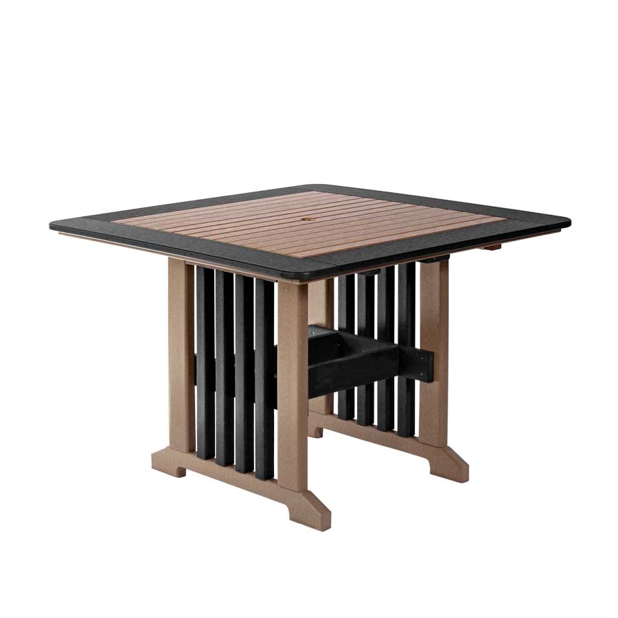 Juego de mesa de comedor para patio y jardín inglés Amish Poly de 43" - Envío rápido