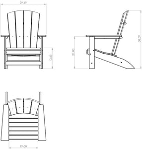 Amish Everyday Value Adirondack Chair