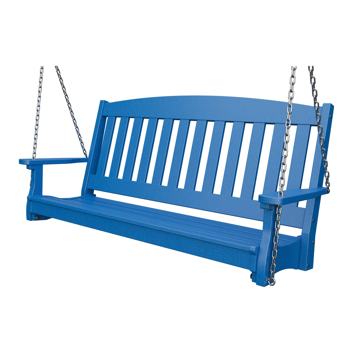 Amish Spanish Garden 5' Poly Hanging Swing in Blue