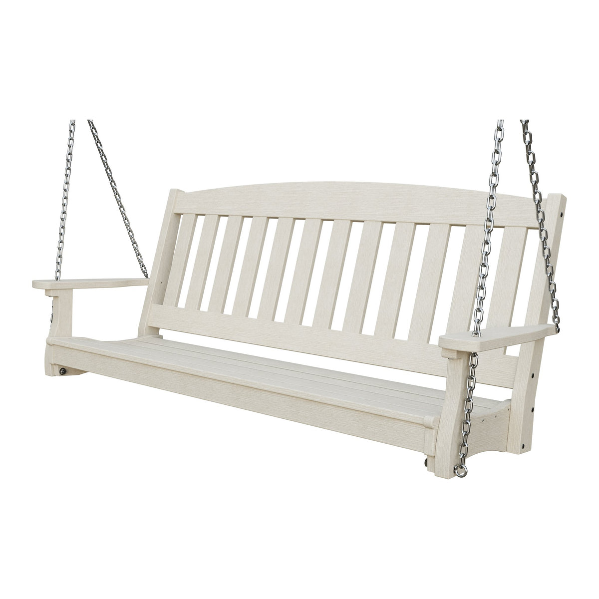 Amish Spanish Garden 5' Poly Hanging Swing in Seashell