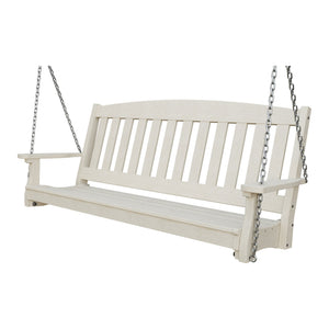 Amish Spanish Garden 5' Poly Hanging Swing in Seashell