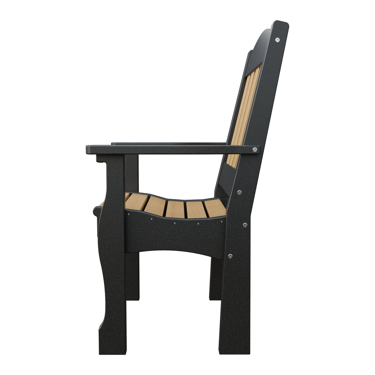 Amish Spanish Garden Poly Patio Dining Armchair
