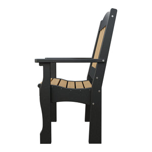 Amish Spanish Garden Poly Patio Dining Armchair