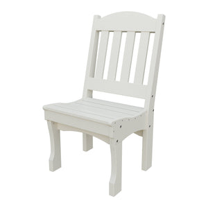 Amish Spanish Garden Poly Dining Side Chair in Ivory