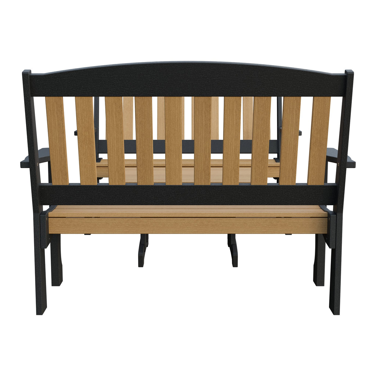 Amish Spanish Garden 3-Piece Patio Set: 2 Benches & Coffee Table