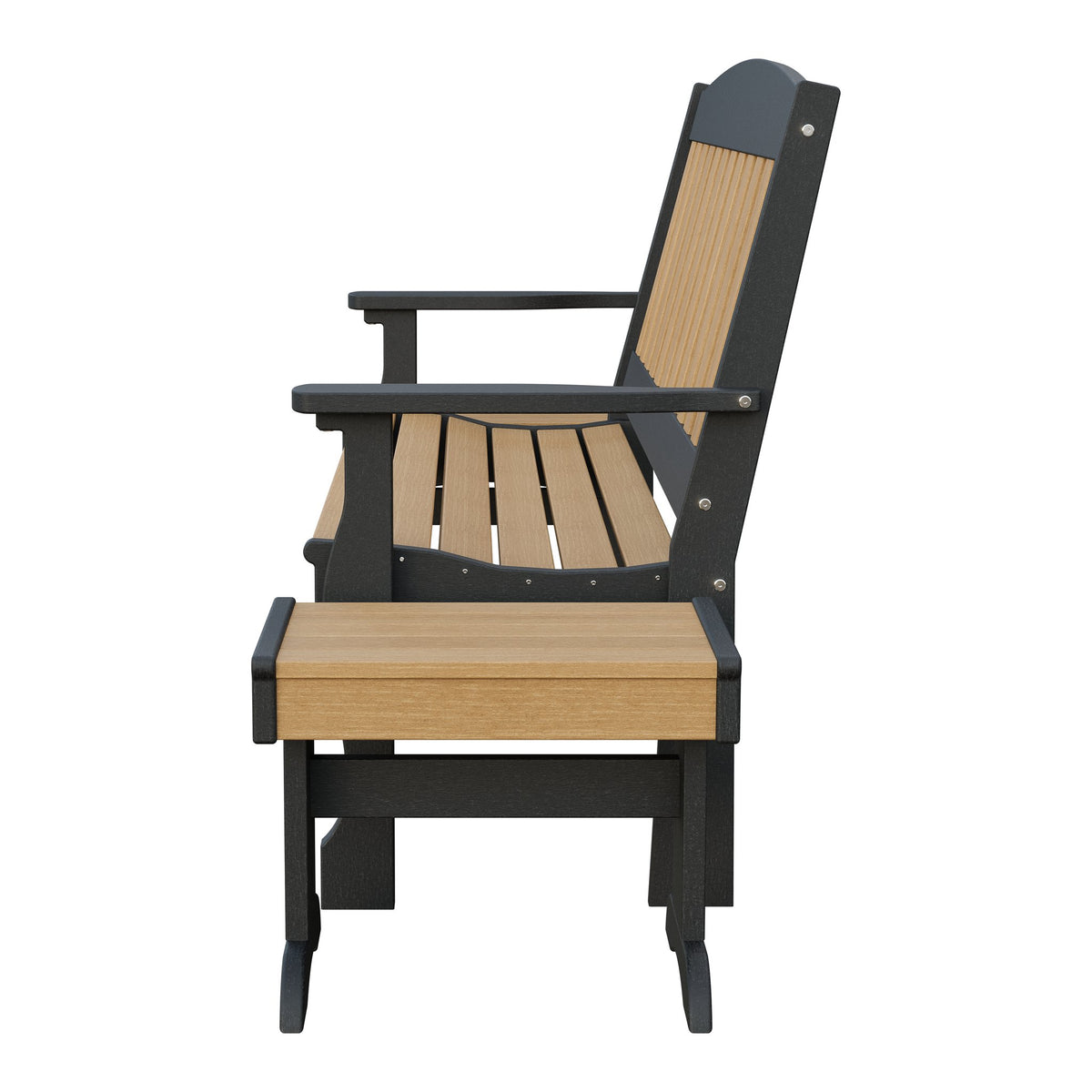 Amish Spanish Garden 3-Piece Patio Set: 5' Bench & 2 End Tables
