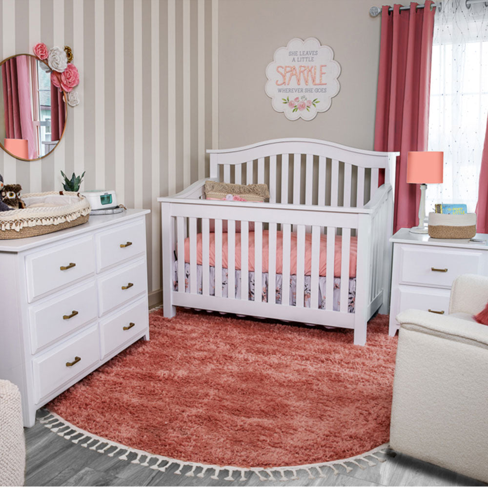 Arched Mission Amish 4 in 1 Convertible Baby Crib