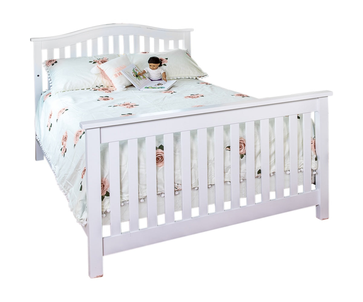 Arched Mission Amish 4 in 1 Convertible Baby Crib