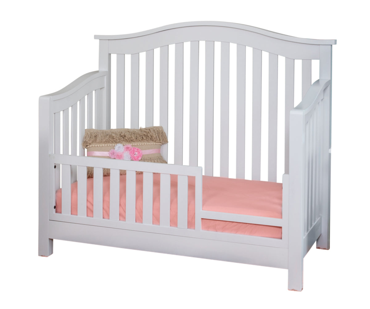 Arched Mission Amish 4 in 1 Convertible Baby Crib