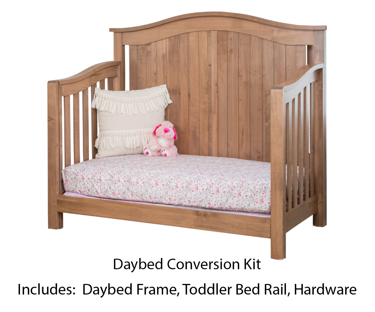 Amish Moyerton Solid Wood 4-in-1 Convertible Baby Crib - view 4