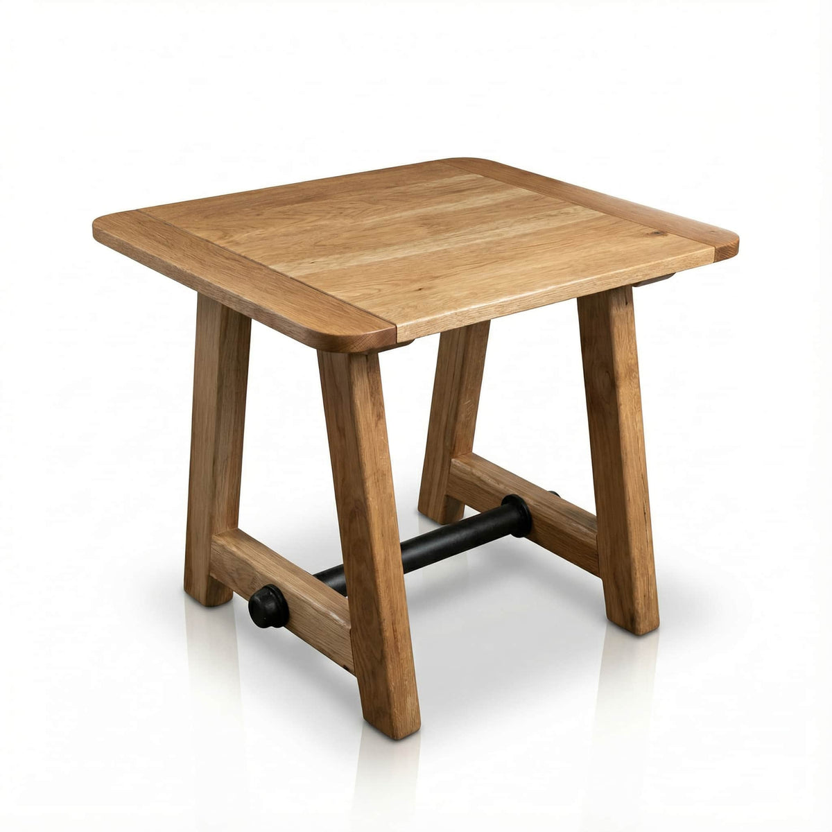 Amish Fulton Rustic Barnwood End Table