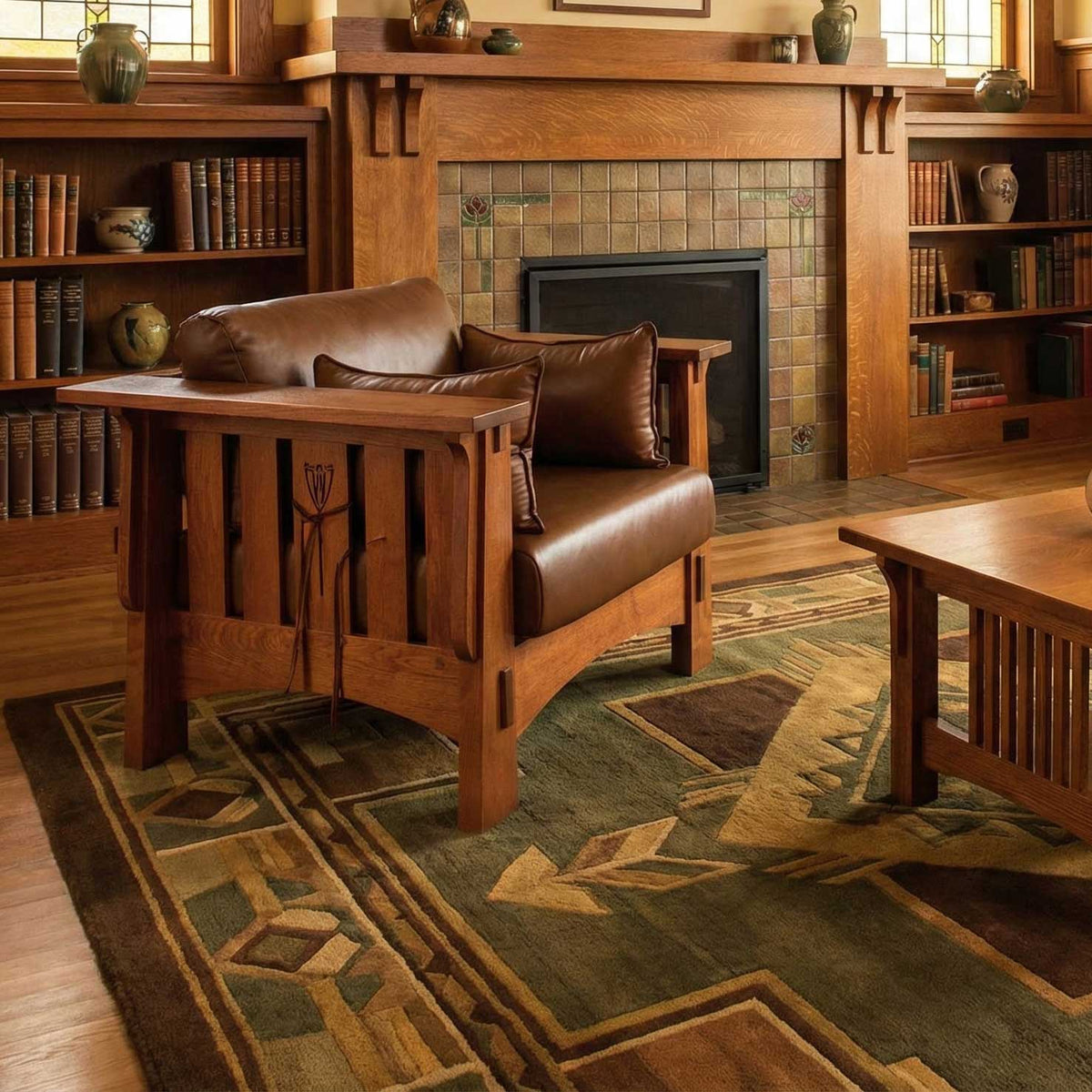 Amish Solid Wood Alamosa Sofa Chair