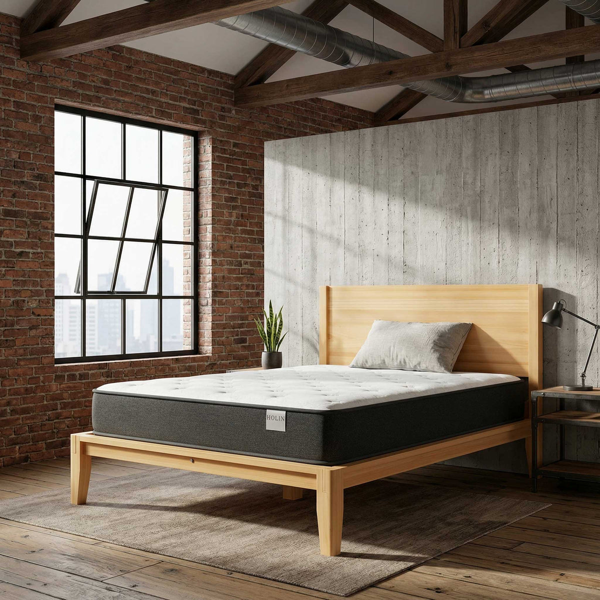 Amish Holin Keystone 2 Sided Flippable Plush Mattress