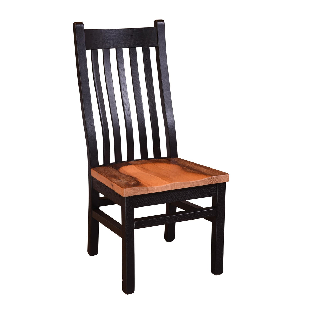 Amish Presidio Rustic Barnwood Side Chair