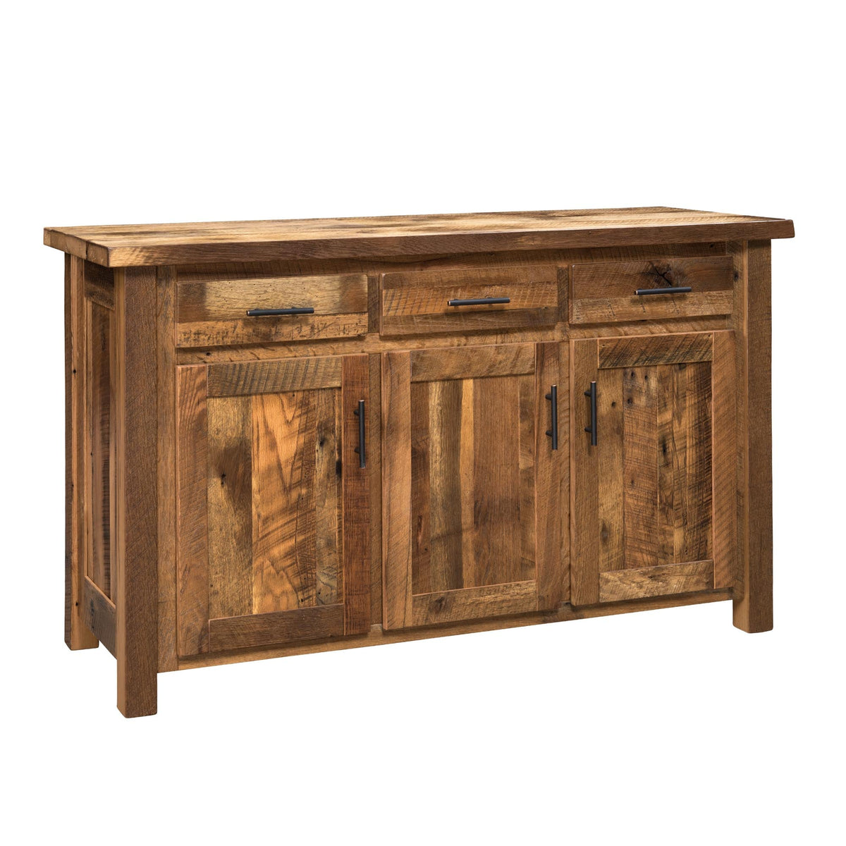 Amish Orchard Park Rustic Barnwood Server
