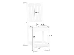 Amish Keystone Poly Patio Counter Chair