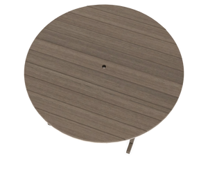 Amish Keystone 60" Round Patio Dining Table Set for 8