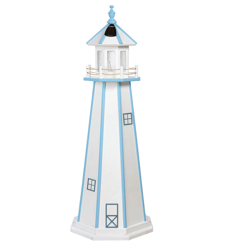 Amish 5' Outdoor Decorative Poly Lighthouse