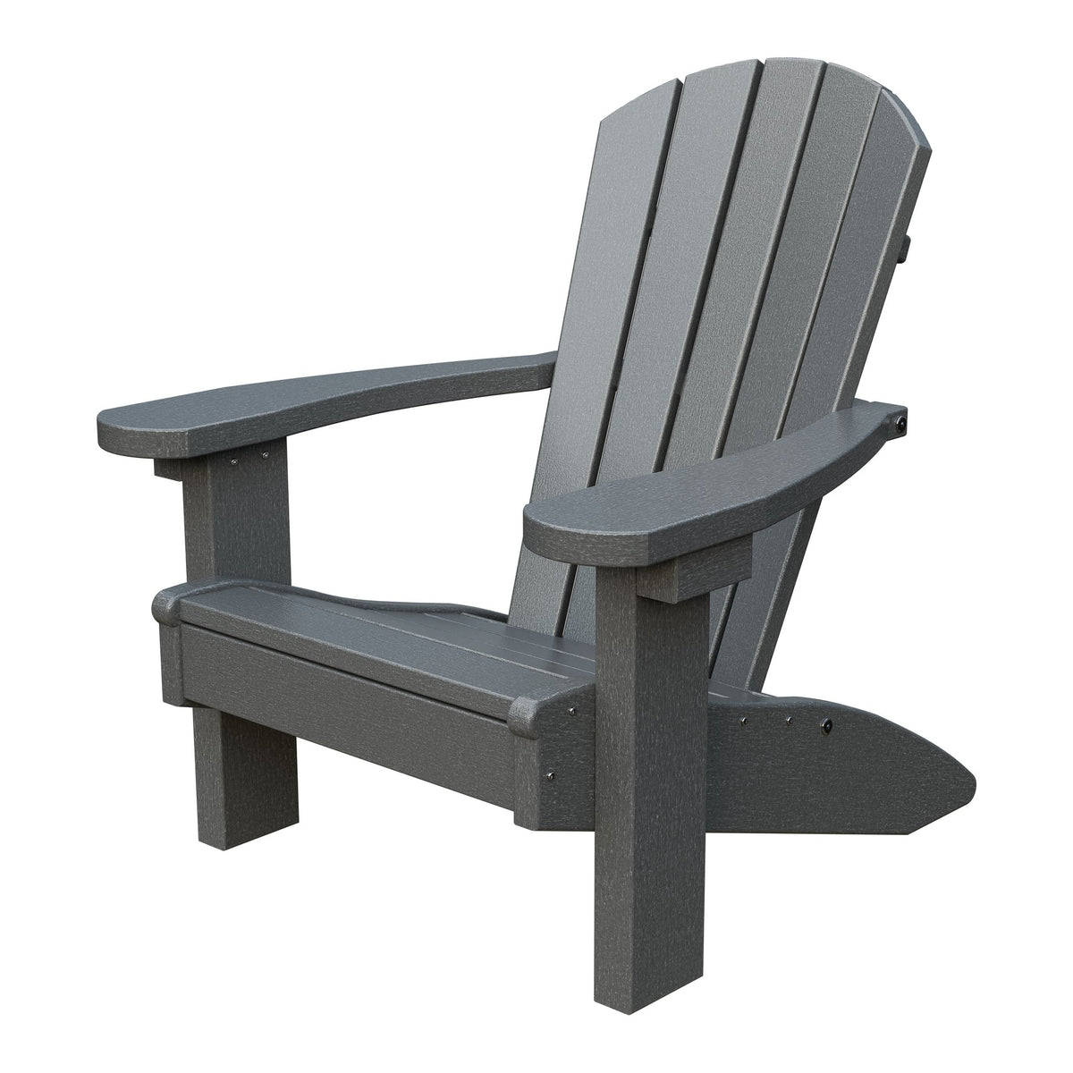 Amish Li'l Poly Adirondack Chair for Kids in Gray