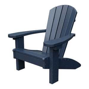 Amish Li'l Poly Adirondack Chair for Kids in Patriot Blue