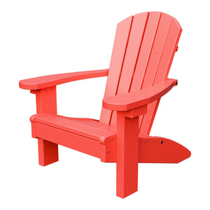 Amish Li'l Poly Adirondack Chair for Kids in Red