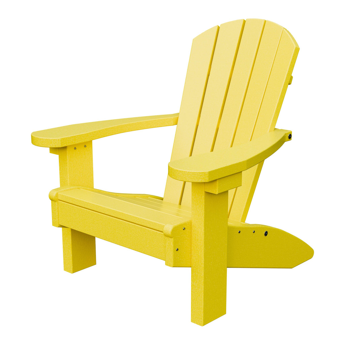 Amish Li'l Poly Adirondack Chair for Kids in Lemon Yellow