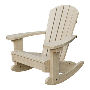 Amish Li'l Poly Adirondack Rocker for Kids in Birchwood