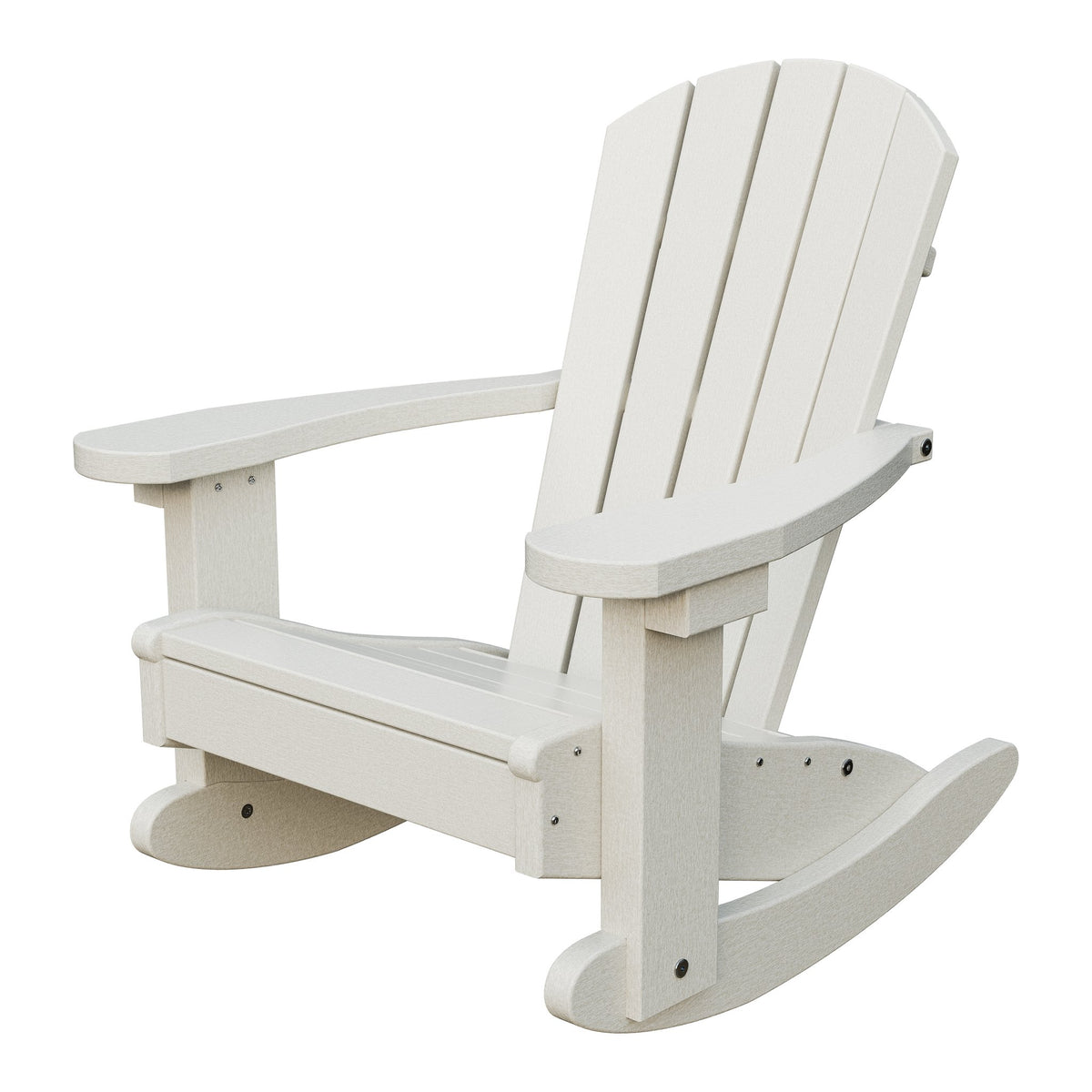 Amish Li'l Poly Adirondack Rocker for Kids in Ivory