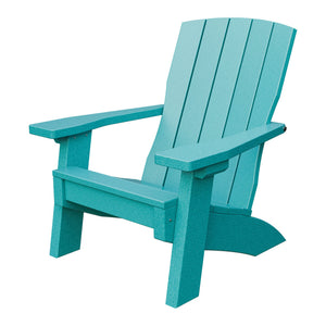 Amish Li'l Poly Coastal Chair for Kids in Aruba Blue