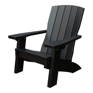 Amish Li'l Poly Coastal Chair for Kids in Black