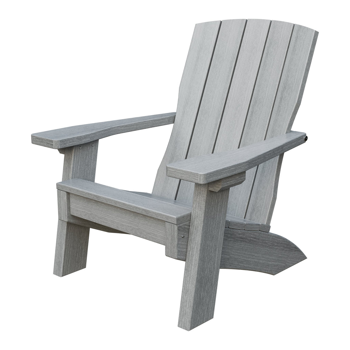 Amish Li'l Poly Coastal Chair for Kids in Driftwood Gray