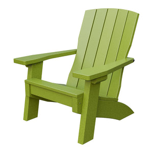 Amish Li'l Poly Coastal Chair for Kids in Tropical Lime Green