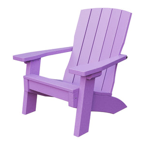 Amish Li'l Poly Coastal Chair for Kids in Bright Purple