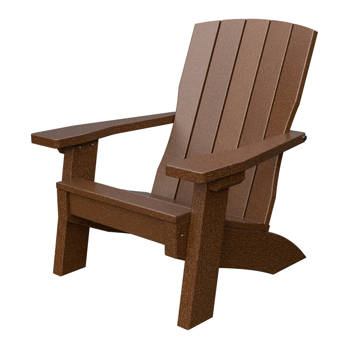 Amish Li'l Poly Coastal Chair for Kids in Tudor Brown