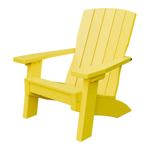 Amish Li'l Poly Coastal Chair for Kids in Lemon Yellow