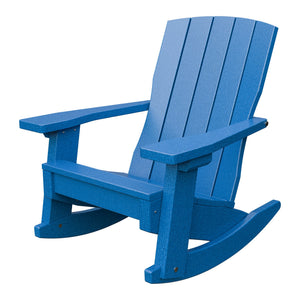 Amish Li'l Poly Coastal Rocker for Kids in Blue