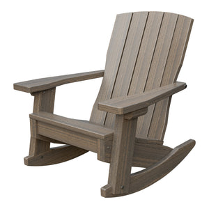 Amish Li'l Poly Coastal Rocker for Kids in Coastal Gray