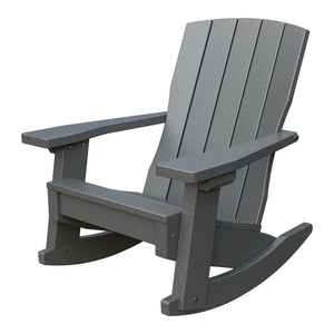 Amish Li'l Poly Coastal Rocker for Kids in Gray